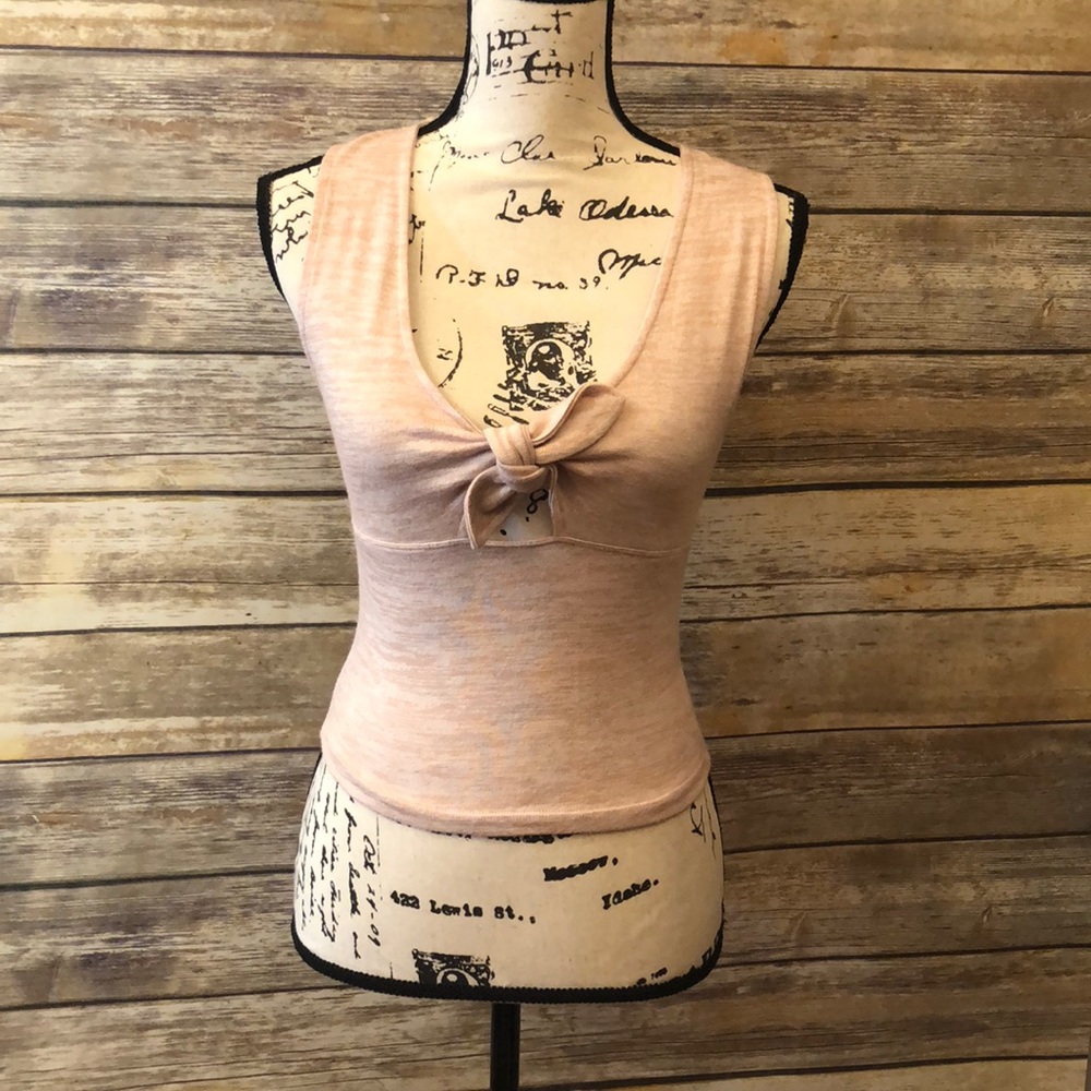 American Eagle Outfitters tan crop top